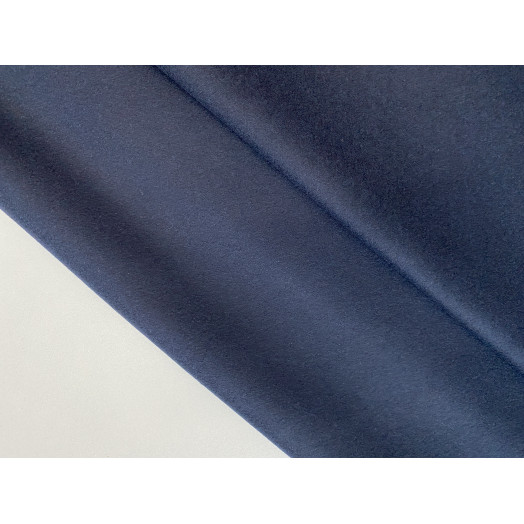 Пальтовая ткань под кашемир, синяя